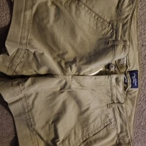 Tan american eagle shorts size 14